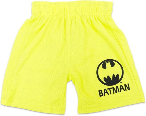 BATMAN Pajama Set for Boys - Bundle of Dark Knight T-Shirt and Shorts Size 2T-4T, Phone Wallet, Stickers, More PJ's for Boys, Kids, Toddlers in Saudi Arabia