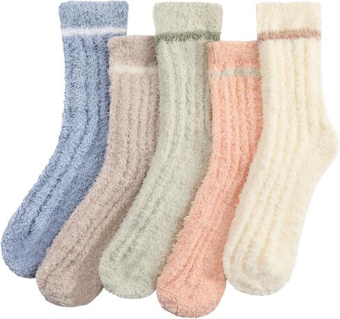 Tavaleu جوارب نسائية غامضة جوارب منفوشة للنساء شتوي دافئ ناعم شبشب جورب نوم للنساء in Kuwait