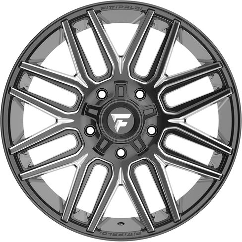 فيتيبالدي للطرق الوعرة FA14BM 20X9، ET +18، PCD 5X5.50/5X150، CB 110.2-أسود مطحون لامع، FA14-209053950P18BM in Kuwait