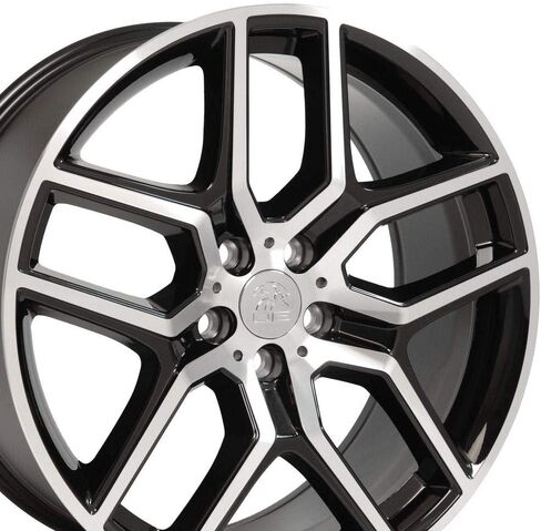 إطارات OE Wheels FR73 مقاس 20 بوصة تناسب طراز Explorer 5x114.3 20x9 مصنعة باللون الأسود اللامع - هولاندر 10061 (مجموعة من 4) in Kuwait