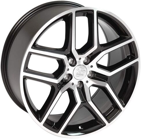 إطارات OE Wheels FR73 مقاس 20 بوصة تناسب طراز Explorer 5x114.3 20x9 مصنعة باللون الأسود اللامع - هولاندر 10061 (مجموعة من 4) in Kuwait