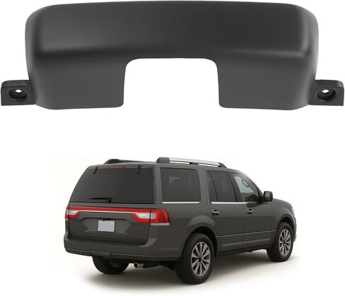 KUAFU Rear Bumper Trailer Hitch Cover Panel Tow Cover Cap Compatible with 2007-2017 Lincoln Navigator Replace for 7L7Z17F000APTM PP Plastic Painted Matte Black in Kuwait