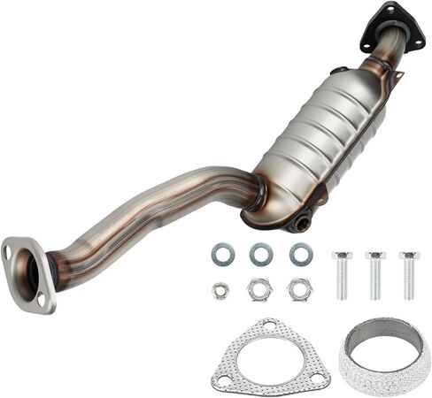 محول حفاز عالي التدفق من KAC متوافق مع مجموعة المحول الحفاز Honda Fit 1.5L 2007-2008 لـ 53820، 644049، 40739، 18160RMEA00، 51768، 642117 (متوافق مع وكالة حماية البيئة) in Saudi Arabia