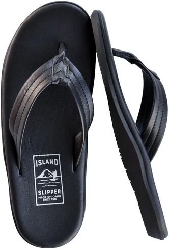 Made in Hawaii Island Slipper Classic Unisex Premium Leather Thong Sandals with Arch Support in Kuwait
