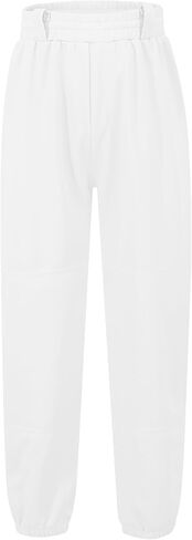 2T-17Y Boys Baseball Pants Girls Softball Pants Toddler Youth Tee Ball Practice Pants Whith Elastic Waist in Saudi Arabia