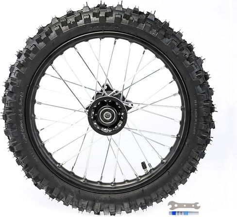 Front Forks Triple Clamps Disc Brake Kit with 14" Wheel 60/100-14 Tire and Rim for Dirt Pit Bike KX65 XR CRF70 50cc 70cc 90cc 110cc 125cc SSR Taotao Apollo Coolster in Saudi Arabia