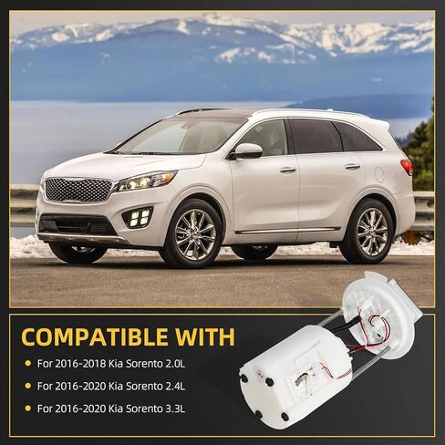 31110C6200 مجموعة وحدة مضخة الوقود الكهربائية المتوافقة مع Kia Sorento 2016 2017 2018 2019 2020 2.0L 2.4L 3.3L، استبدال # 31110-C6200 مع وحدة إرسال in Saudi Arabia