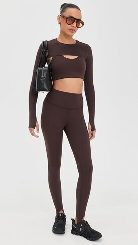 SPLITS59 Women's River High Waist Airweight Stirrup Ankle Leggings in Saudi Arabia
