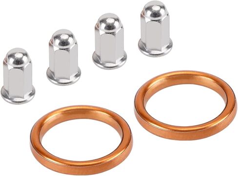 18291-MN5 18291-KE5 Exhaust Gaskets Nut 90304-438-000 Kit Fit for Honda GL1500 Goldwing Interstate Aspencade Valkyrie in Saudi Arabia