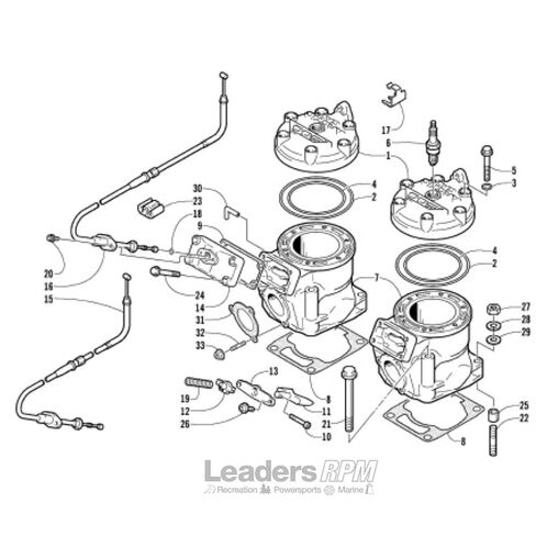 Arctic Cat ZL ZR MC Pantera King 800 900 Exhaust Gasket in Saudi Arabia