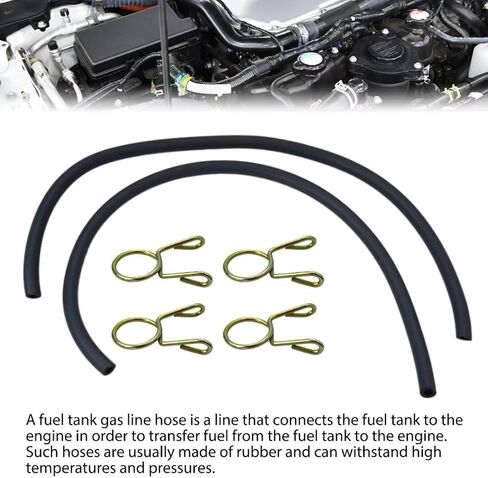 Fuel Line w/Clip Replacement 17681-098-010 Fit for Honda CM400A Hondamatic in 1979-1981 in Saudi Arabia
