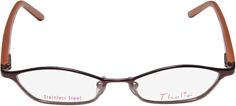 ثاليا بريسيوزا للنساء/السيدات مصمم مفصلات زنبركية كاملة الحافة من الفولاذ المقاوم للصدأ نظارات مدرسية للمدرسين/نظارات العين in Kuwait