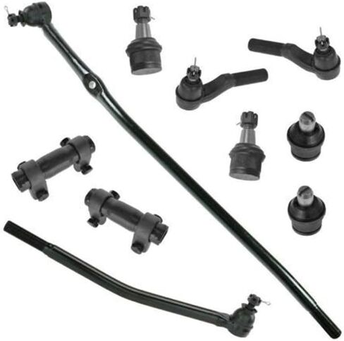 Suspension Kit Front Rear Inner Outer Upper Lower Side Sealed Ball Joints Tie Rods Adjusting Sleeves for Ford 10 Piece Set 1ASFK03514 PSA85105 in Saudi Arabia