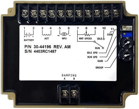 3044196 Generator Set Engine Speed Controller Governor Electric AC Generator Set Parts Circuit Board Adjuster in Saudi Arabia