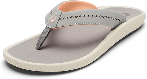 OLUKAI Ulele Women's Beach Sandals, Water-Resistant Flip-Flops, Arch Support & Comfort Fit, Lightweight With Enhanced Grip & Traction in Saudi Arabia