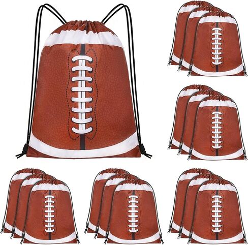 MIMIND 15 Pcs Baseball Drawstring Bags Backpack Birthday Party Goodie Favor Bags Gift Bag for Gym Sports Storage Travel in Saudi Arabia