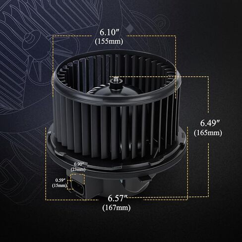 HVAC Heater Blower Motor with Fan Cage for Chevy Silverado 1500, Avalanche, Tahoe, Suburban/GMC Sierra 2500, Yukon XL 1500/Cadillac Escalade 35143, 1581647, 15-81647, 89019321 in Saudi Arabia