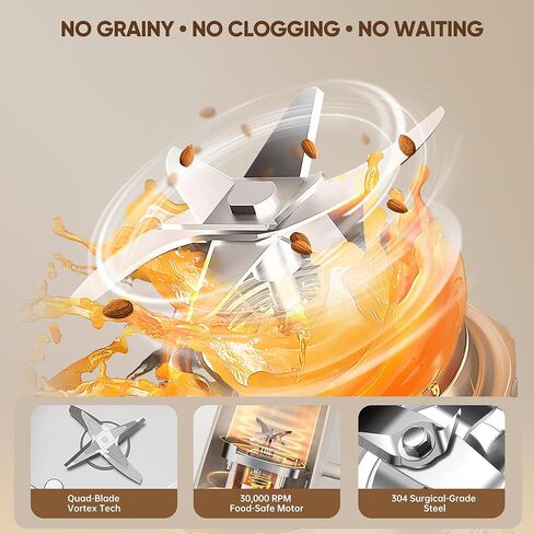 ماكينة صنع حليب الجوز 10 في 1، ماكينة صنع حليب الجوز الأوتوماتيكية 42 أونصة مع شاشة LED تعمل باللمس، التنظيف الذاتي، تأخير البدء لمدة 12 ساعة، الحفاظ على الدفء، أوتوماتيكية لحليب الصويا/الشوفان/اللوز، العصير، جوز الهند، قاعدة النبات والماء المغلي in Kuwait