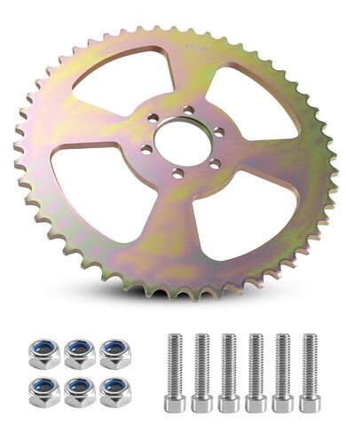 سلسلة خلفية 50T ضرس 6 فتحات #420 لحافة عجلة 6 بوصة تناسب Coleman CT100U CC100X Baja DB30 Monster Mega Moto Motovox MBX10 دراجة صغيرة in Kuwait