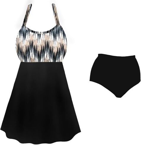 ملابس سباحة نسائية مقاس كبير من قطعتين من ملابس السباحة بيبي دول ساوند ويف in Kuwait