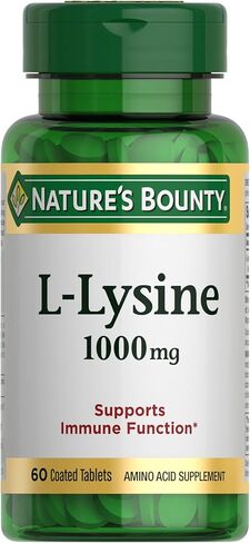 Nature's Bounty L-Lysine 1000 mg, 60 Tablets (Pack of 3) in Kuwait