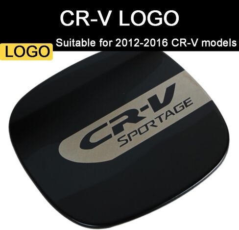 لهوندا CRV CR-V 2012 2013 2014 2015 2016 اكسسوارات الرياضة السيارات الخارجي غطاء خزان الوقود تقليم النفط الغاز غطاء الباب الباب (أسود) in Kuwait