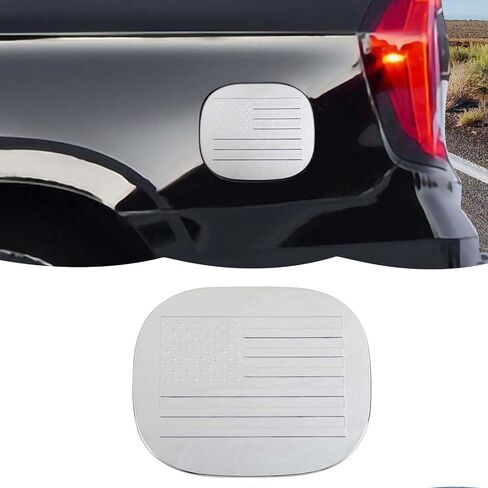 RT-TCZ Fuel Filler Gas Tank Door Cap Cover Trim Decoration Exterior Accessories for Chevy Suburban 2020-2025,for GMC Yukon 2021-2025,for Chevrolet Tahoe 2021-2025 (Black) in Saudi Arabia