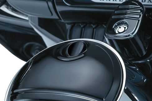 Kuryakyn Push Button Fuel Door Latch, Gloss Black in Saudi Arabia