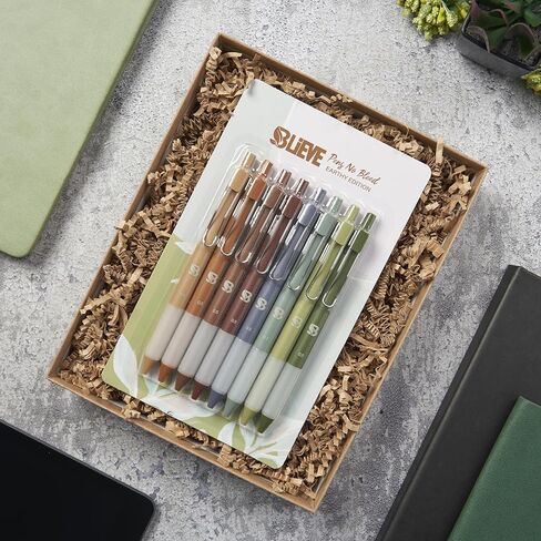 BLIEVE Gel Pens - Earthy, Matte Finish, Smooth Writing, No Bleed - For Journaling, Bible Notes, Drawing - Cute School Supplies, 8 Pack in Kuwait