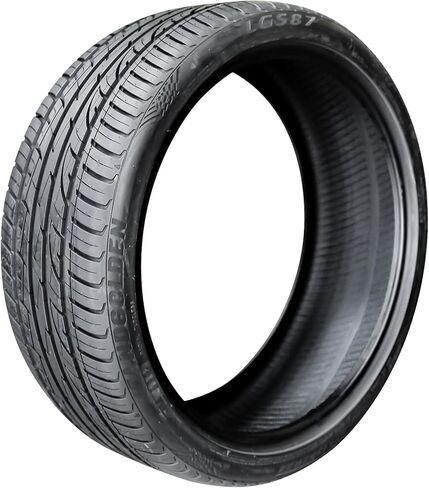 مجموعة من 2 (اثنين) Landgolden LGS87 إطارات نصف قطرية عالية الأداء لجميع المواسم للشاحنات/سيارات الدفع الرباعي - 275/40R20 275/40ZR20 275/40/20 275/40-20 106 وات نطاق تحميل XL 4 طبقات BSW جدار جانبي أسود UTQG 500AA in Kuwait