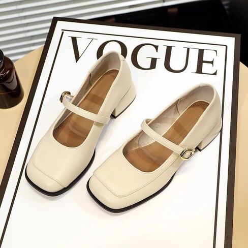Fashionable and Comfortable Stylish Ladies' Mary Jane Shoes. Soft Inner Lining. Elegant and Graceful. in Saudi Arabia