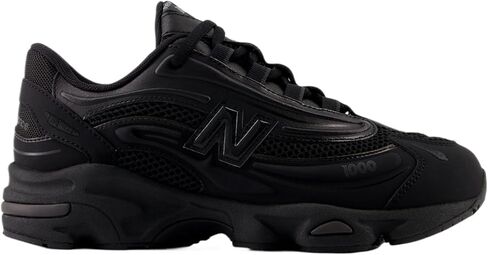 New Balance 1000 Lace Grade Boys Kids Running Inspired (GC1000BK) (Black/Black) in Saudi Arabia