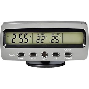 ساعة رقمية للوحة قيادة السيارة، مع مقياس حرارة داخلي وخارجي لقياس درجة الحرارة في السيارة ومراقبة الرطوبة in Kuwait