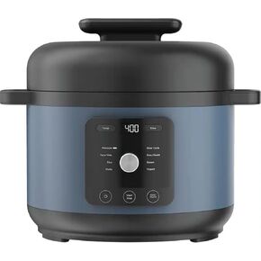 طنجرة ضغط ومقلاة هوائية 10 في 1 من نينجا فودي، 5 كوارت - طباخ متعدد من الفولاذ المقاوم للصدأ مع تسخين دقيق - هدية مثالية للعطلات وطهي صحي سريع (FD 101) in Kuwait