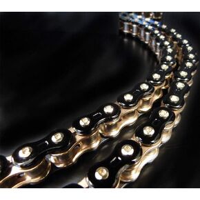 EK Motor Sport 530 Z 3D Premium Chain - 120 Links - Black/Gold in Kuwait