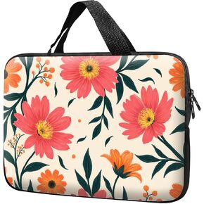 Laptop Sleeve with Handle 15.6 Inch, Waterproof Laptop Case Bag, Leopard Pattern Design Computer Sleeve Compatible with MacBook Air, Pro, HP, Dell, Lenovo, ASUS in Saudi Arabia