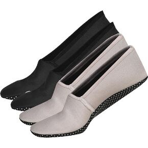 جوارب نسائية مضادة للانزلاق وغير قابلة للانزلاق جوارب جريبي للنساء يوجا بيلاتيس باري مستشفى الشيخوخة | 2 أزواج in Kuwait