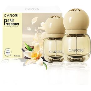 معطر هواء للسيارة لطيف، عبوتين، معطرات سيارة على شكل مصباح كهربائي، مشبك تهوية للسيارات، رائحة تدوم طويلاً، زيوت عطرية، ملحقات سيارة لطيفة للنساء، رائحة الفانيليا in Kuwait