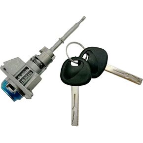 Silver Door Lock Cylinder Kit with 2 Keys for Hyundai Sonata 2015 2016 2017 2018 2019 OE 81970-C1A00 81970C1A00 Front Driver Left Side Switch Tumbler Cylinder Set in Kuwait