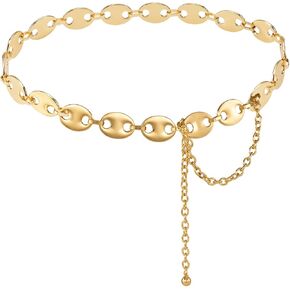 Fashion Waist Chain Belts for Women Ladies Adjustable Belly Body Belt Chains Jewelry Accessories for Dress in Kuwait