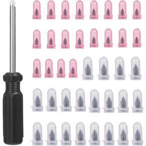 40pieces of tire Repair Rubber Bolts, tire Screw Plug Quick Repair Tool, Vacuum tire Repair kit with Spiral Rubber Bolts, Suitable for Various Types of Vacuum Tires in Saudi Arabia
