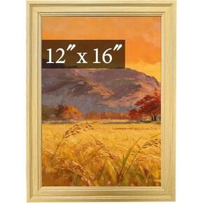 alazyhome 16x24 Picture Frame for Wall, Woodgrain Photo Frame for Photos or Posters, Vertical or Horizontal Hanging, Home Bedroom Gallery Wall Decor, 1 Pack in Saudi Arabia