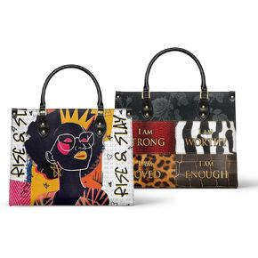 حزمة Afroyla: حقائب يد Aina Coconut White & Kadia - مجموعة من قطعتين، جلد نباتي فاخر متوسط ​​الحجم، هدية للنساء، Mon in Kuwait