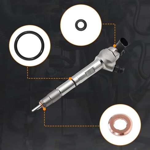6 Set Fuel Injectors Seals O Ring Repair Kit Compatible with Audi Volkswagen Q5 Q7 Q8 A4 A5 A6 A7 Amarok Touareg 3.0 TDI Replace 059130519B 059130119 05A130519 in Saudi Arabia