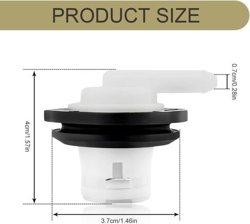 Fuel Tank Vent Valve, Gas Tank Vent Rollover Valve with Grommet Seal Kit, Car Accessories Fuel Tank Vent Plug Compatible for Jeep Wrangler, Ford F150 F250 1980-1996, F350 1980-1997 in Saudi Arabia
