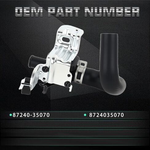 8724035070 Heater Water Control Valve Fit for 1998-2002 Toyota 4Runner, Heater-Core Flow Controller Water Valve Assembly Replace 87240-35070 in Saudi Arabia