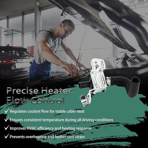 8724035070 Heater Water Control Valve Fit for 1998-2002 Toyota 4Runner, Heater-Core Flow Controller Water Valve Assembly Replace 87240-35070 in Saudi Arabia