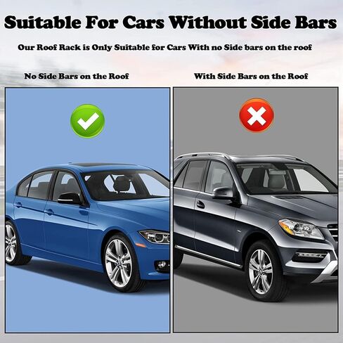 Without Roof Rail Rack Lockable Cross Bar Crossbar Fits for Nissan Frontier 1998-2023 2024 Rooftop Cargo Carrier Luggage Rack Crossbar(Black) in Saudi Arabia