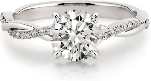 1.16 Carat (ctw) moissanite engagement rings for women 10K 14K 18K gold ring moissanite rings in Saudi Arabia
