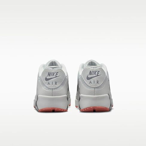Nike Air Max 90 G Golf Shoes (Photon Dust/Red Stardust/Pencil Point) in Saudi Arabia